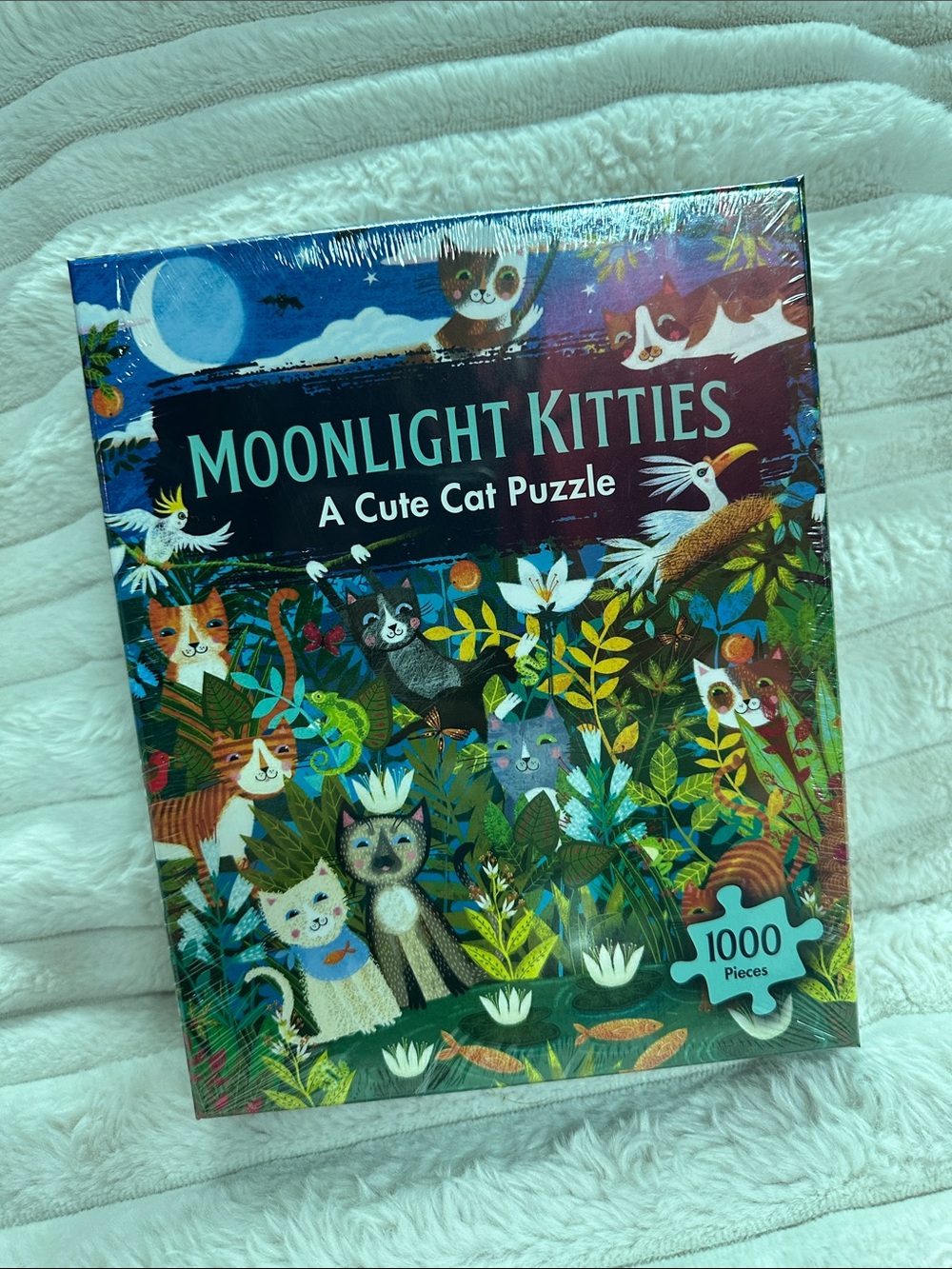 Moonlight Kitties - A Cute Cat Puzzle (1000 Pieces)